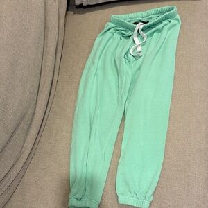 Mint Green Kids Jogger Pants